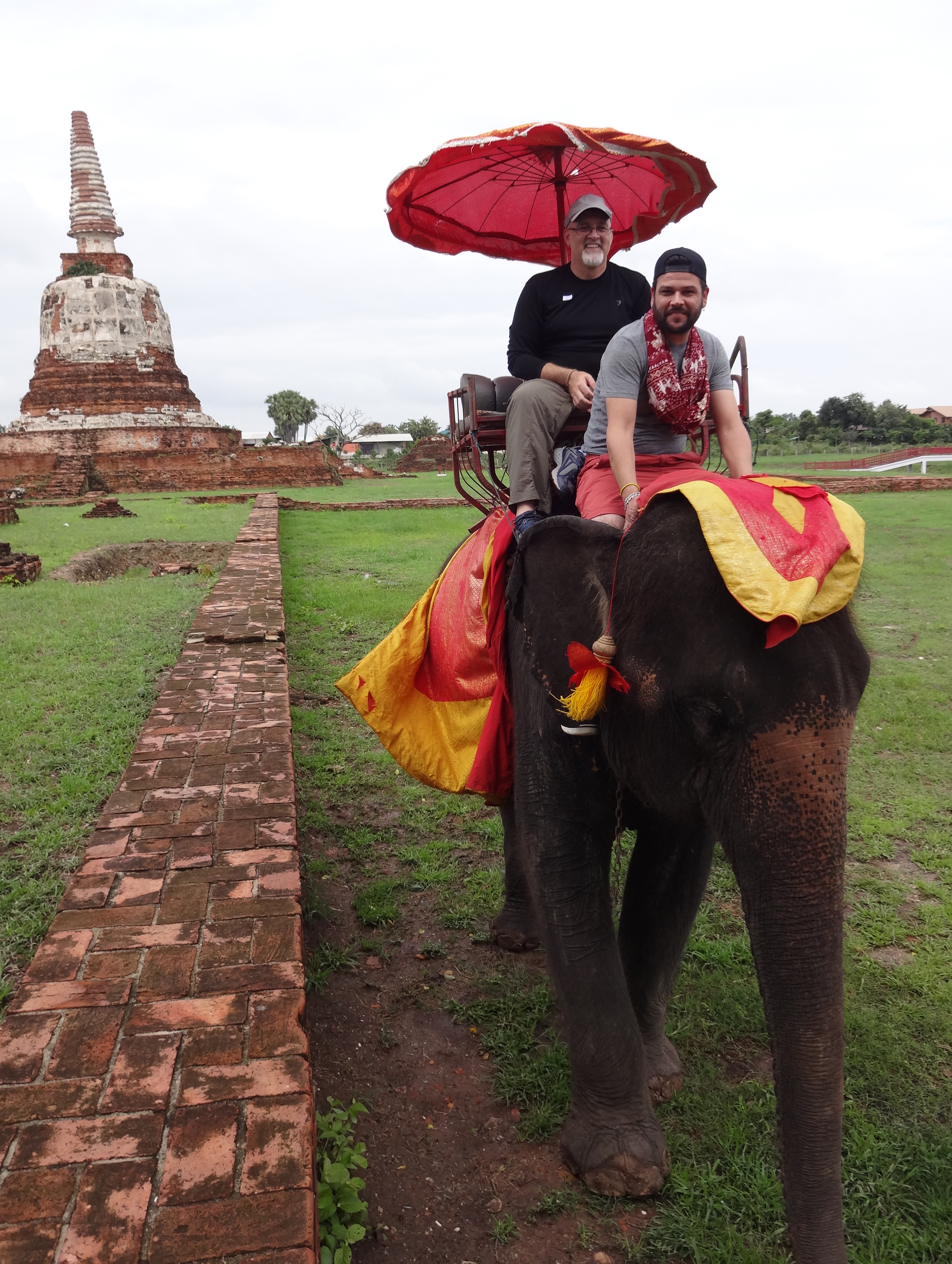 Elephant ride in Thailand